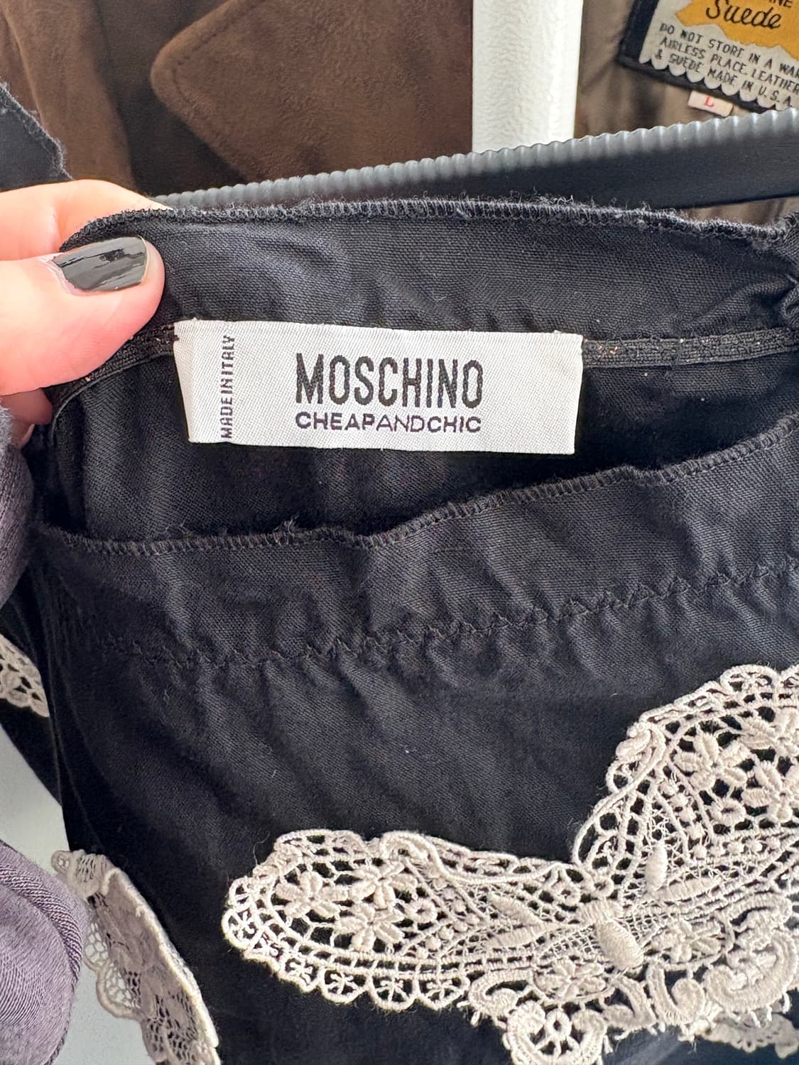 모스키노 레이스포인트 미디원피스 상품이미지2