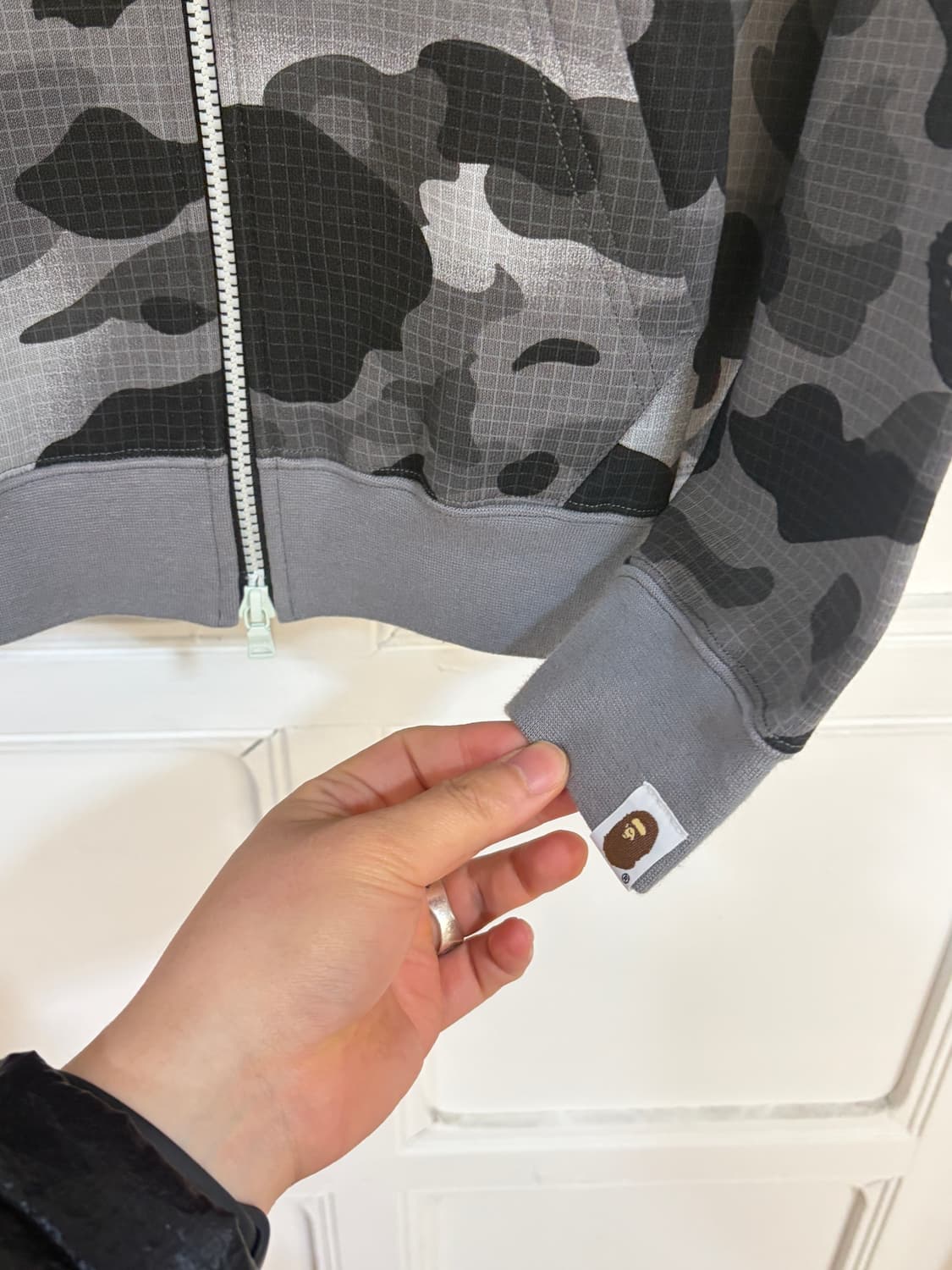 딱붙핏!! 베이프 흑계 샤크 후드 야광! 상품이미지6