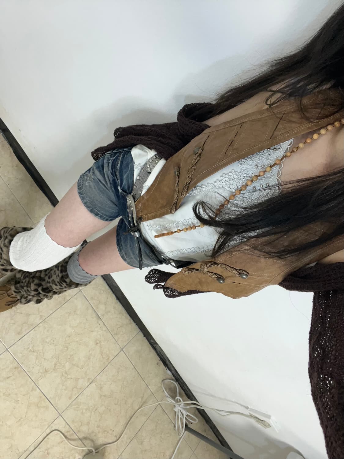 앤틱 화이트 페어리 글리터 슬리브리스 상품이미지5