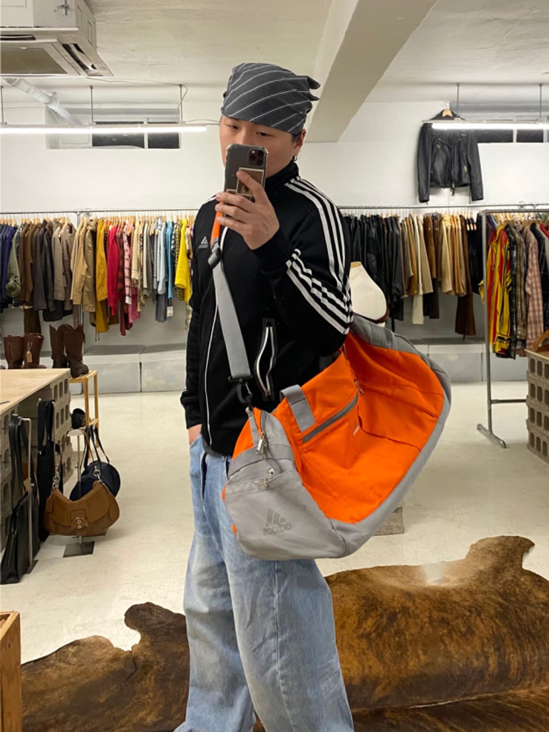 90~00's ADIDAS 'God Bless You' bag 상품이미지3