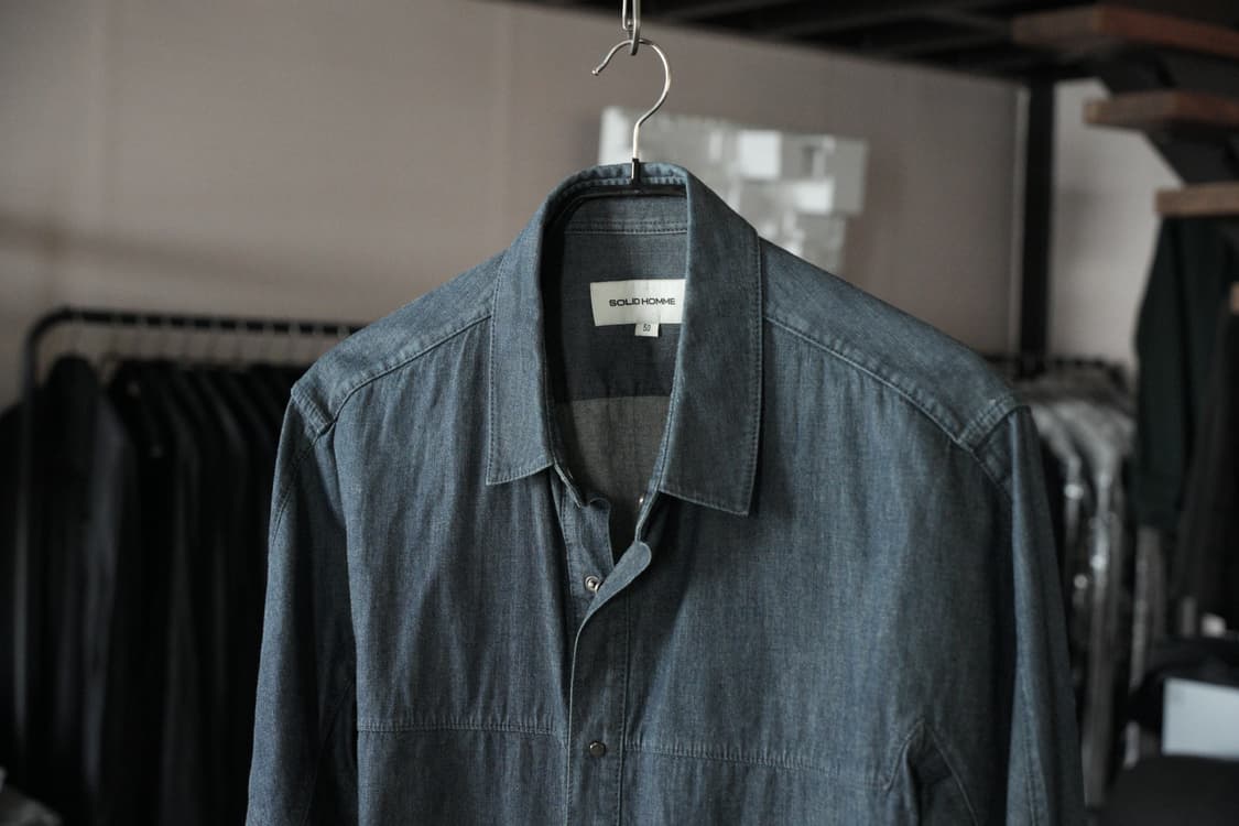 솔리드옴므/ 데님 셔츠 자켓, 50(105) 상품이미지1