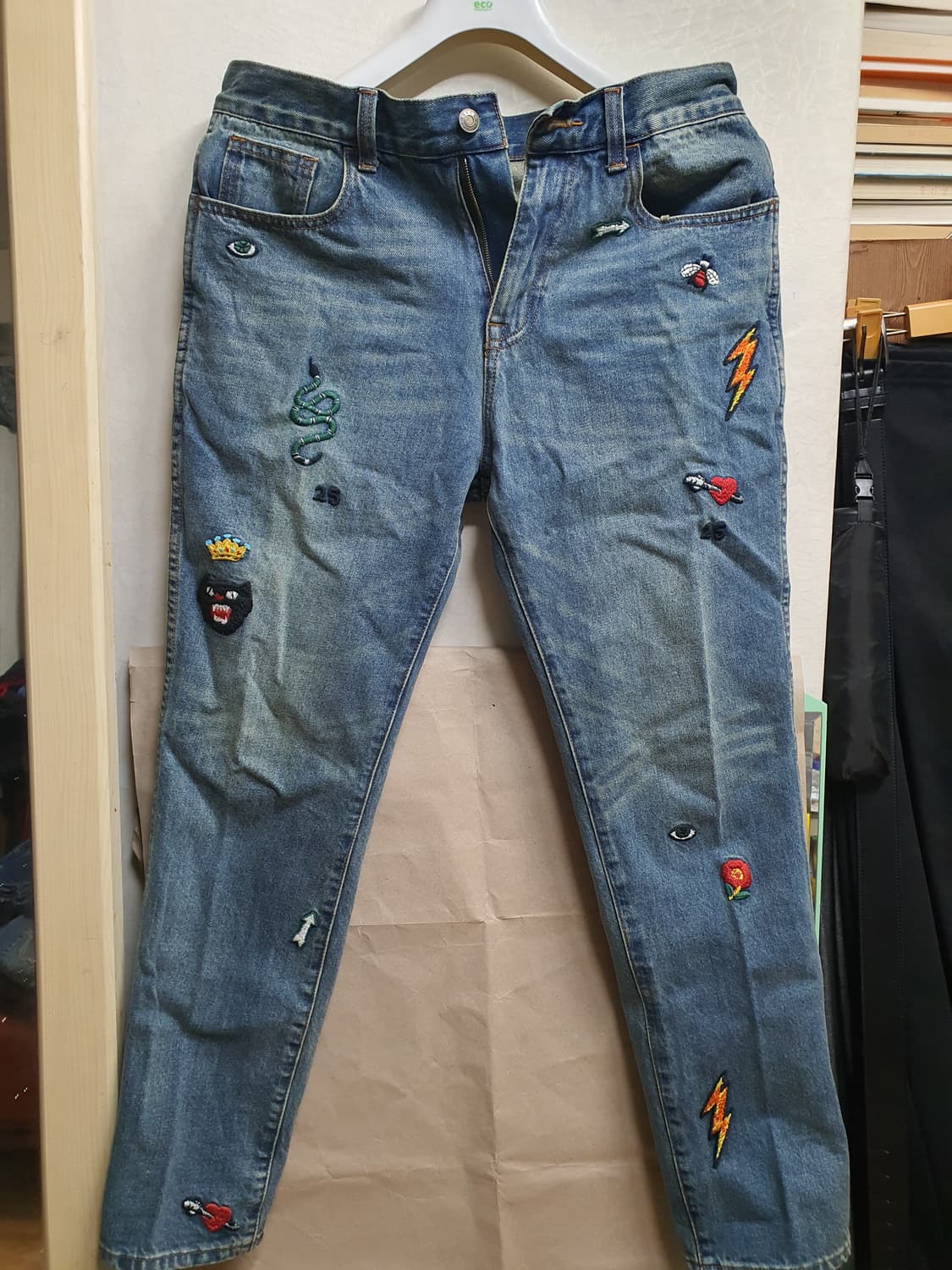 구찌 캐릭터 데님진 32 상품이미지1