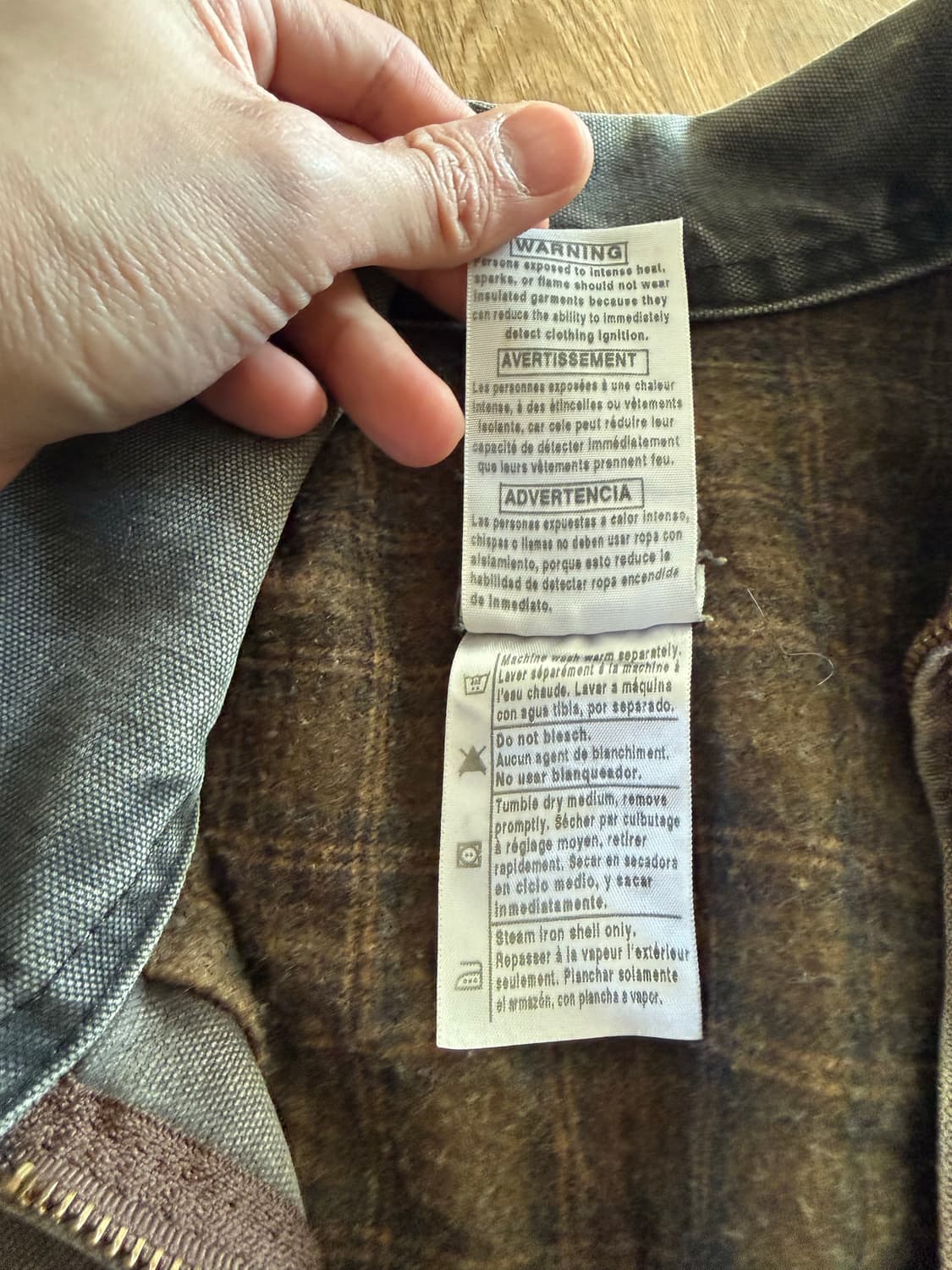 칼하트 디트로이트 자켓 j97 체스트넛 (L) 상품이미지4