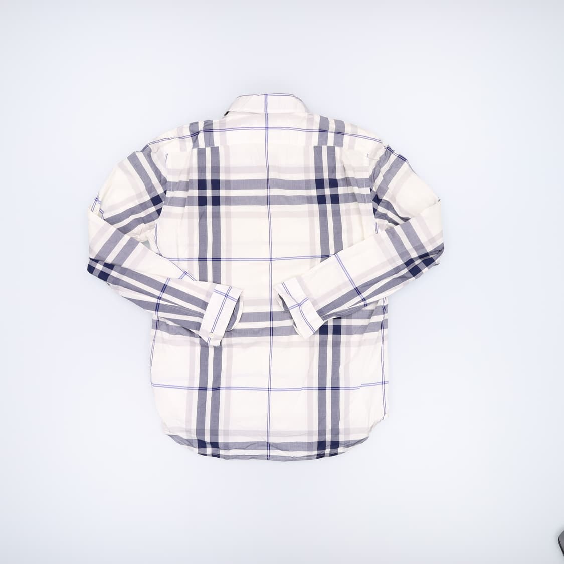 [100] 빈폴 배색 체크 카라 긴팔 셔츠 남방 1222J 상품이미지2