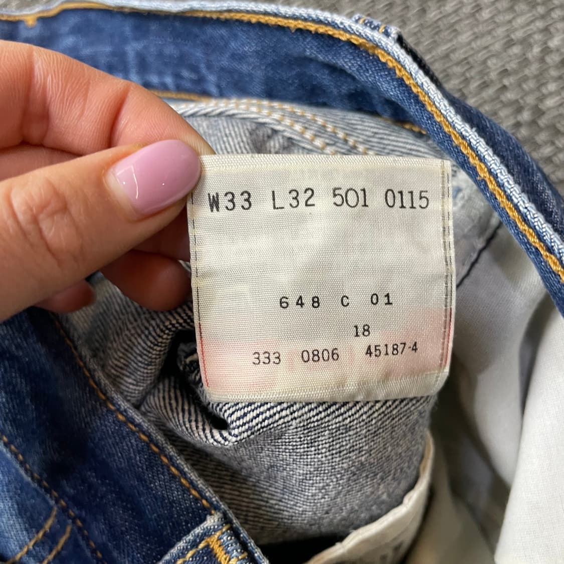 (33) 리바이스 501 데님 팬츠 00s 상품이미지7
