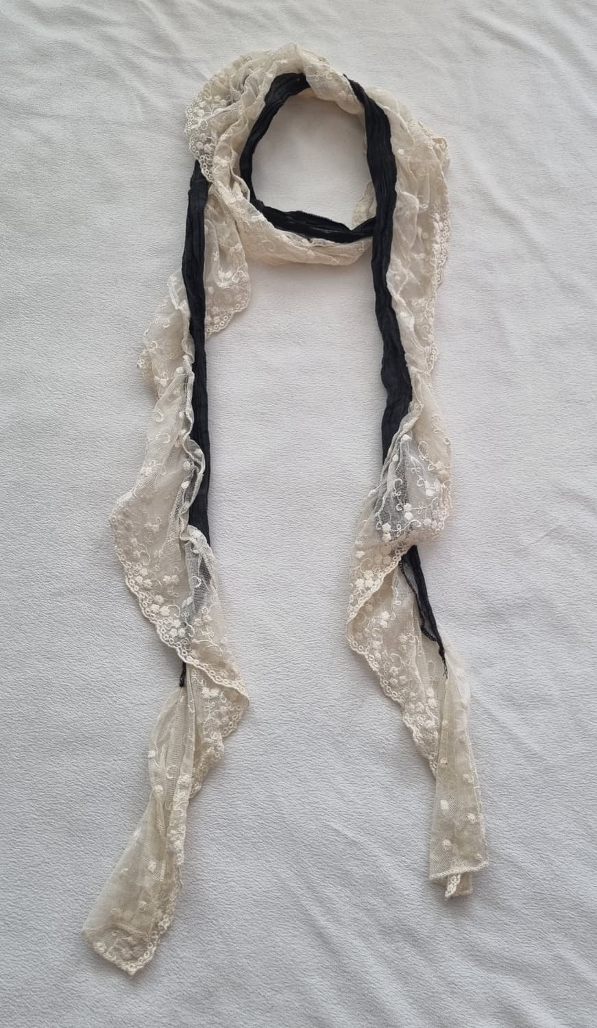 빈티지 공겜여주 고스 고딕 레이스 머플러 상품이미지1