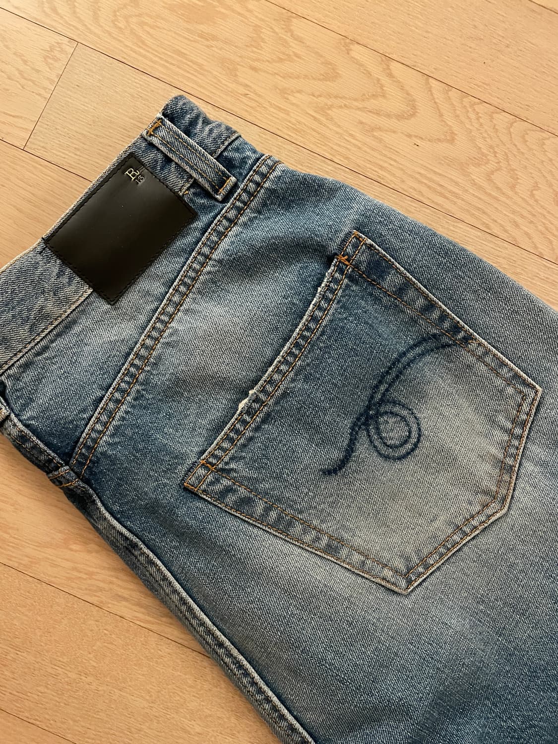 R13 글렌 아티큘레이티드 니 데님 팬츠 상품이미지2