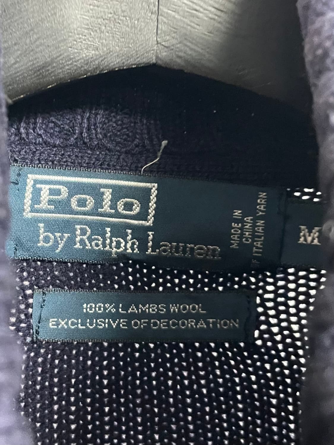 폴로 랄프로렌 빅포니 투웨이 니트집업(on.382) 상품이미지6