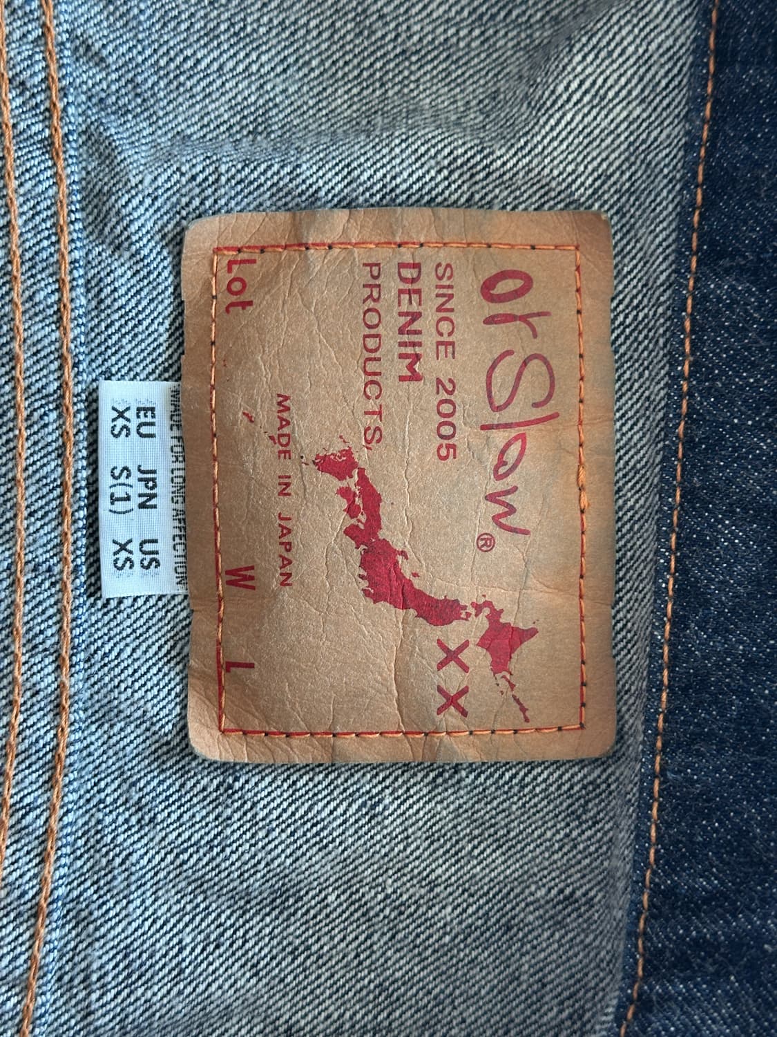 오어슬로우 3세대 데님자켓 상품이미지4