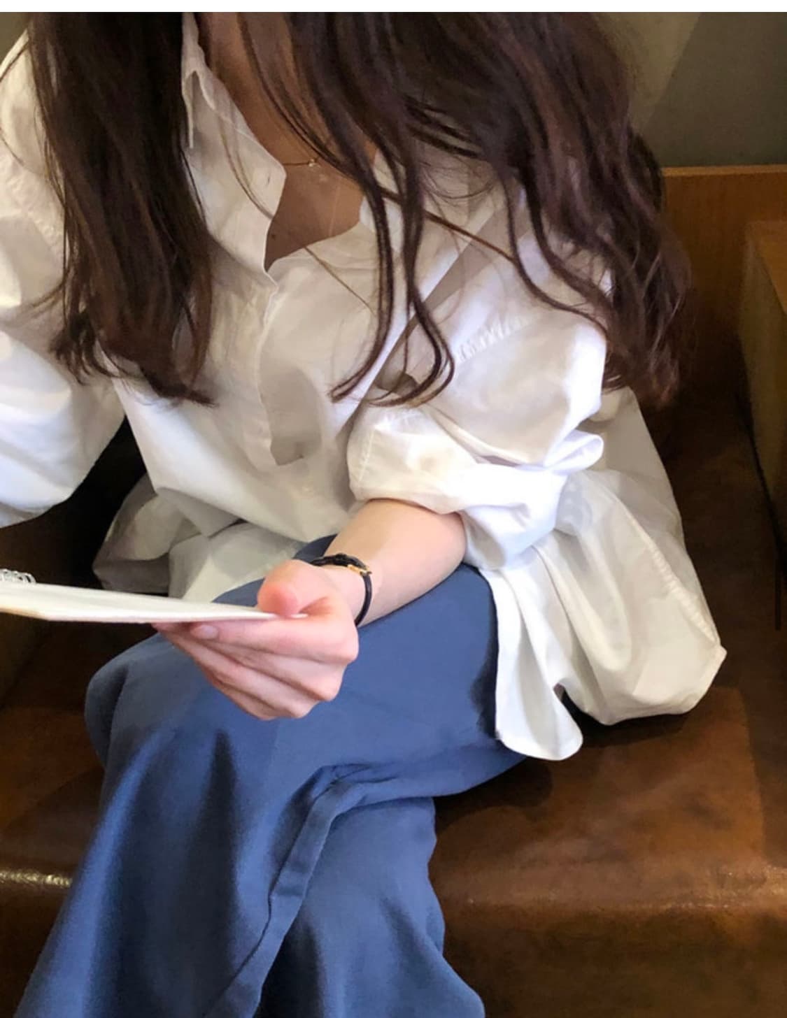 조이드비비에 도쿄 코튼 팬츠 블루m (새상품) 상품이미지4