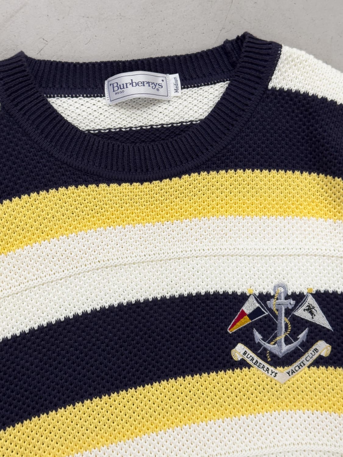 90s 버버리 코튼 니트 상품이미지5