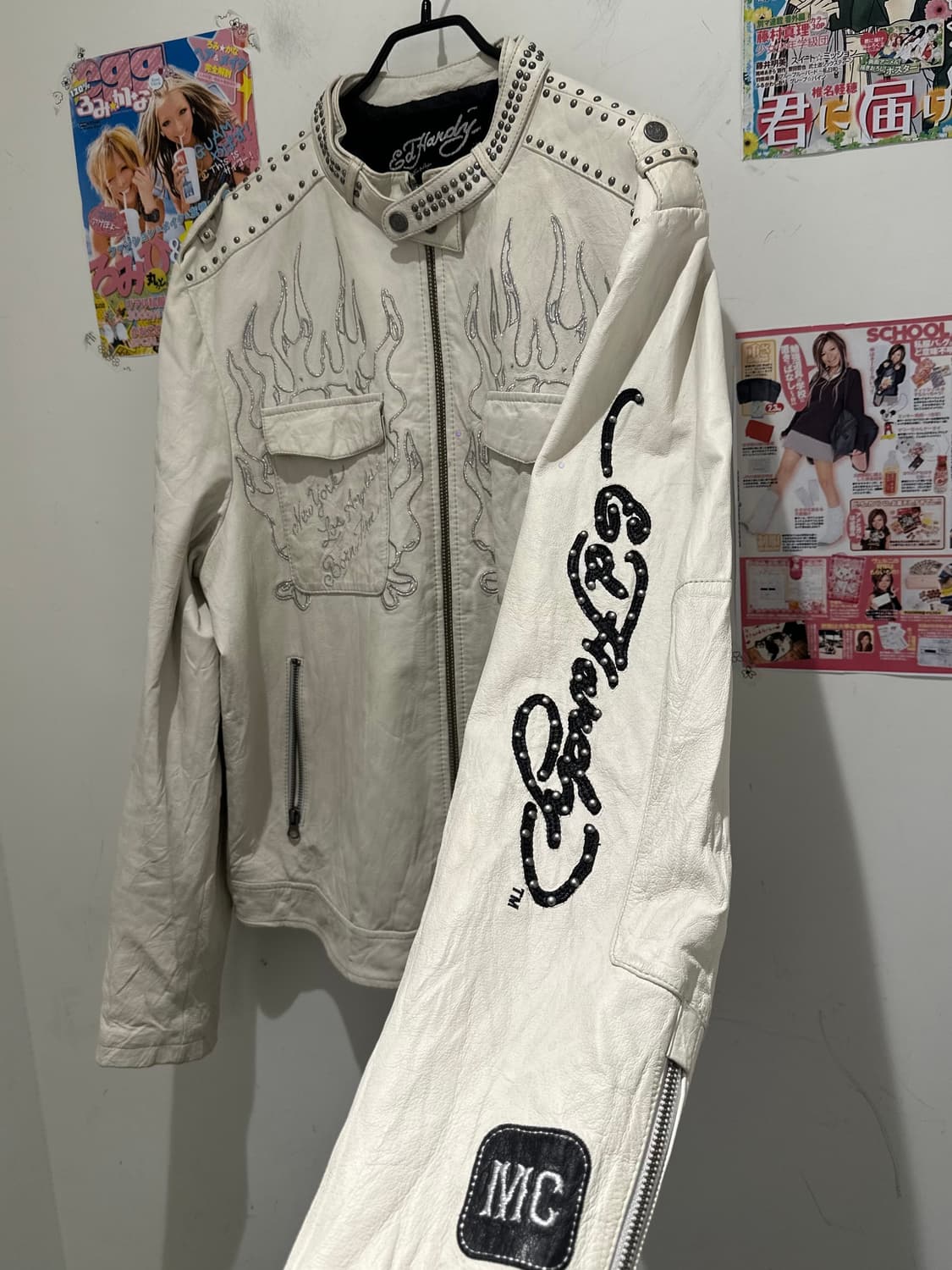 Ed Hardy White Ladder Jacket 상품이미지5