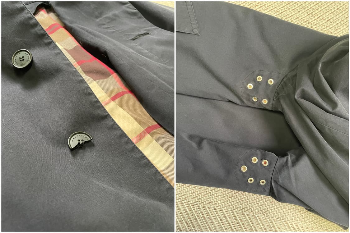 맥킨토시 런던 히든버튼 발마칸 싱글 코트 J04099 상품이미지9