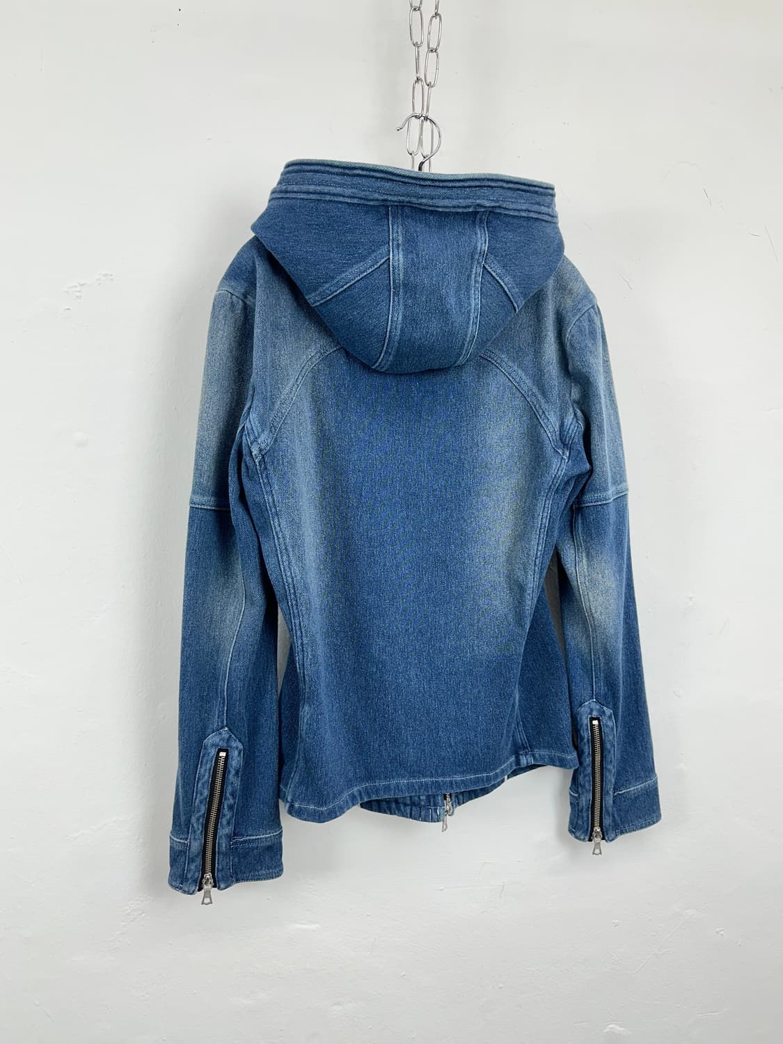 Bono Denim High-Neck Jacket (2-Way Zip) 상품이미지4