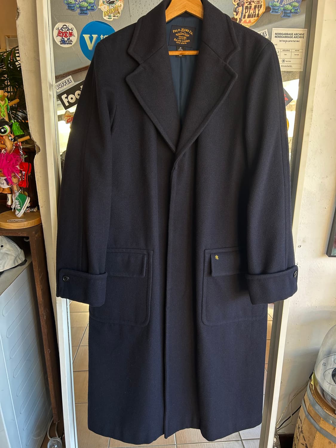 00‘s 폴로진스 울 롱코트  상품이미지1