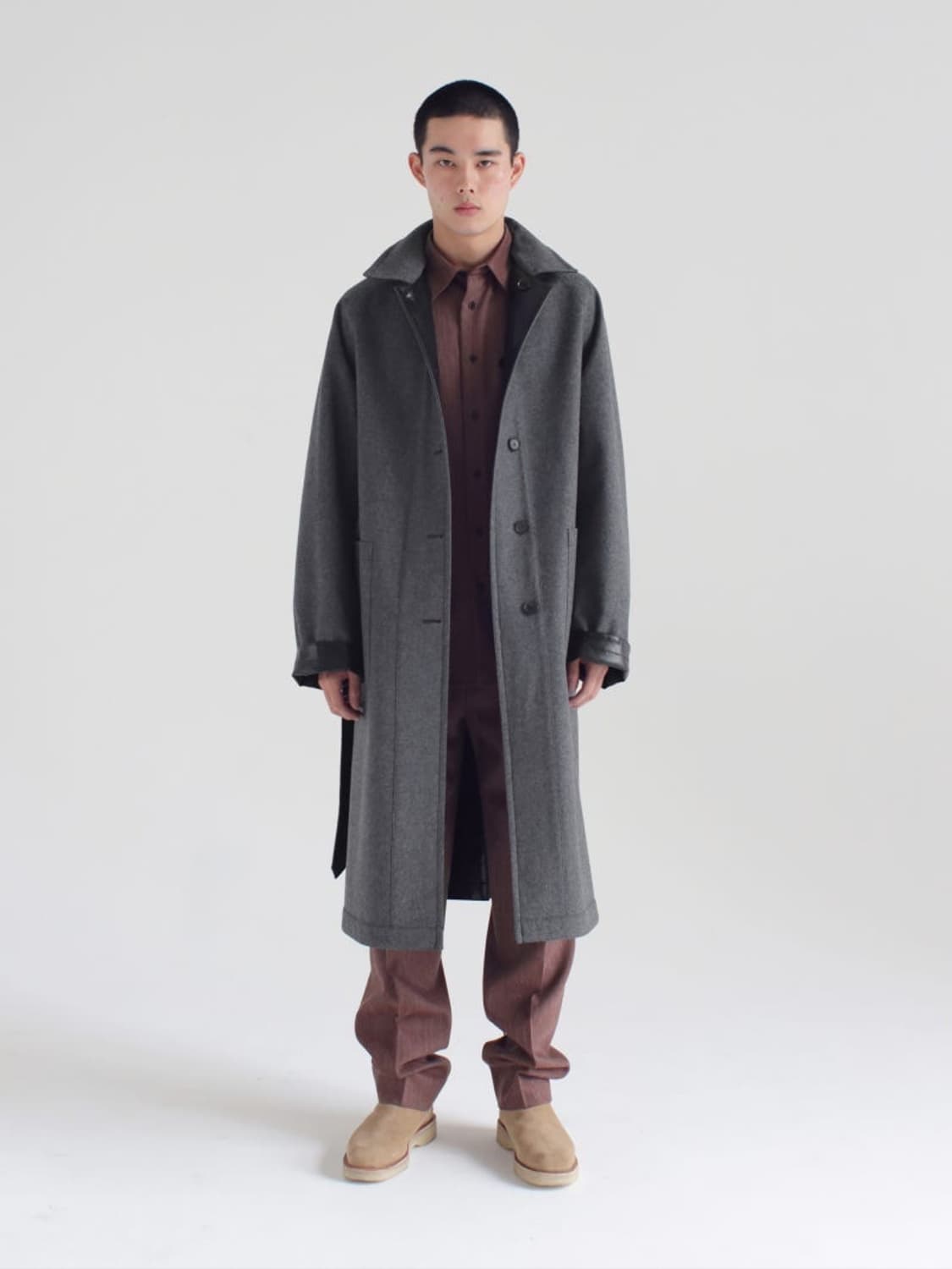 오라리 라미네이트 리버시블 코트 4 상품이미지3