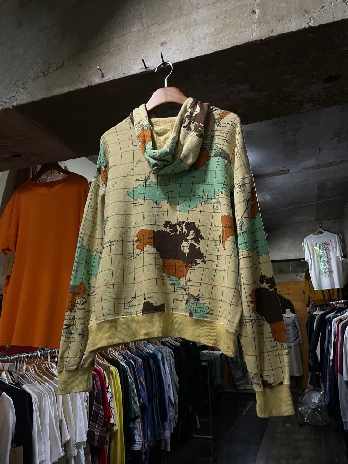90s Hai Sporting Gear 하이 세계 프린팅 후드 상품이미지2