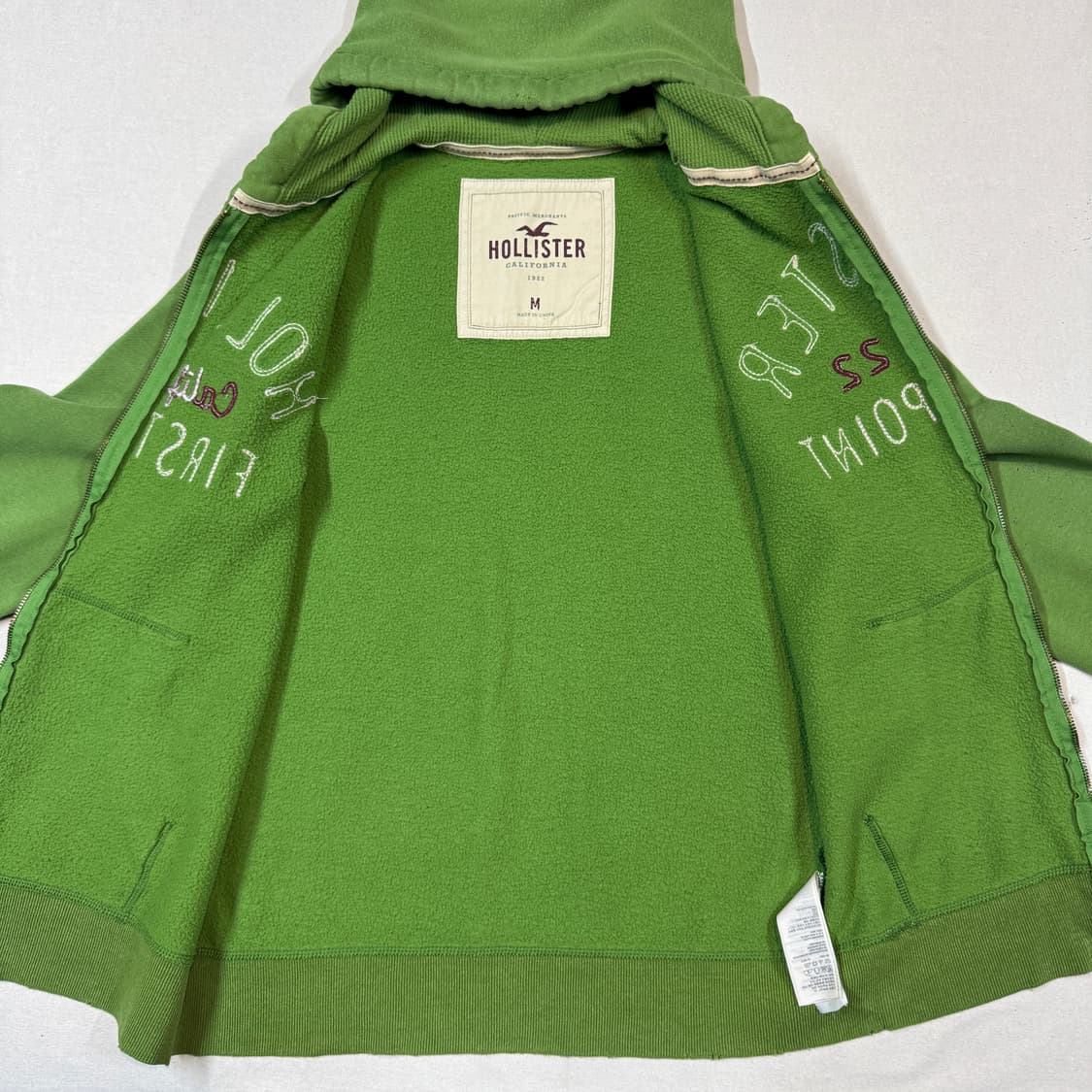 M) 홀리스터 후드집업 그린 상품이미지5
