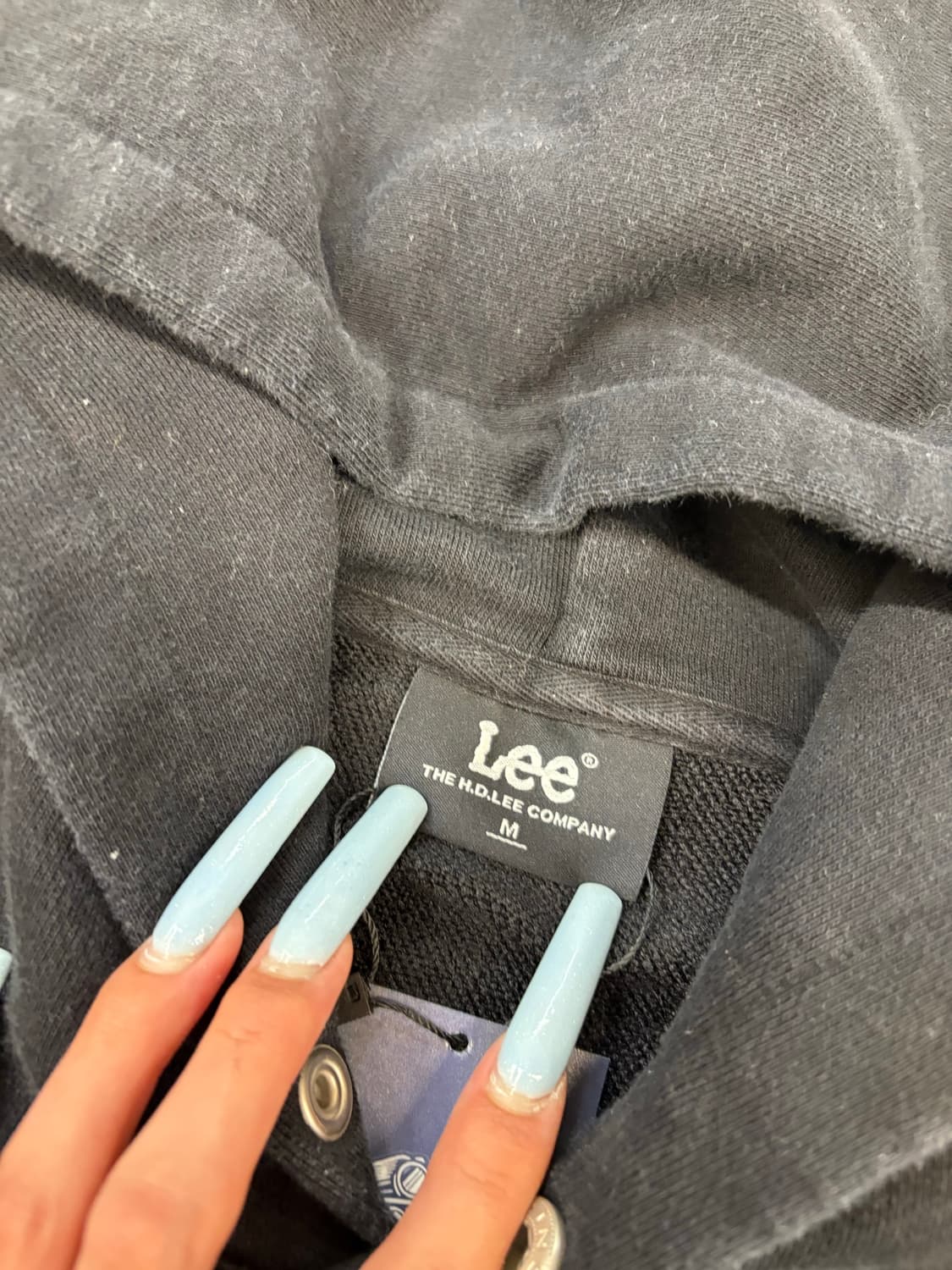 lee 블랙 후드티 #csz451 상품이미지4