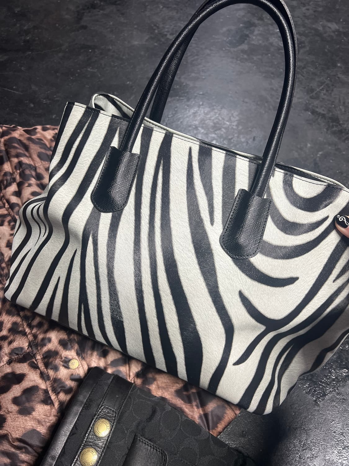 gyaru zebra bag 상품이미지5