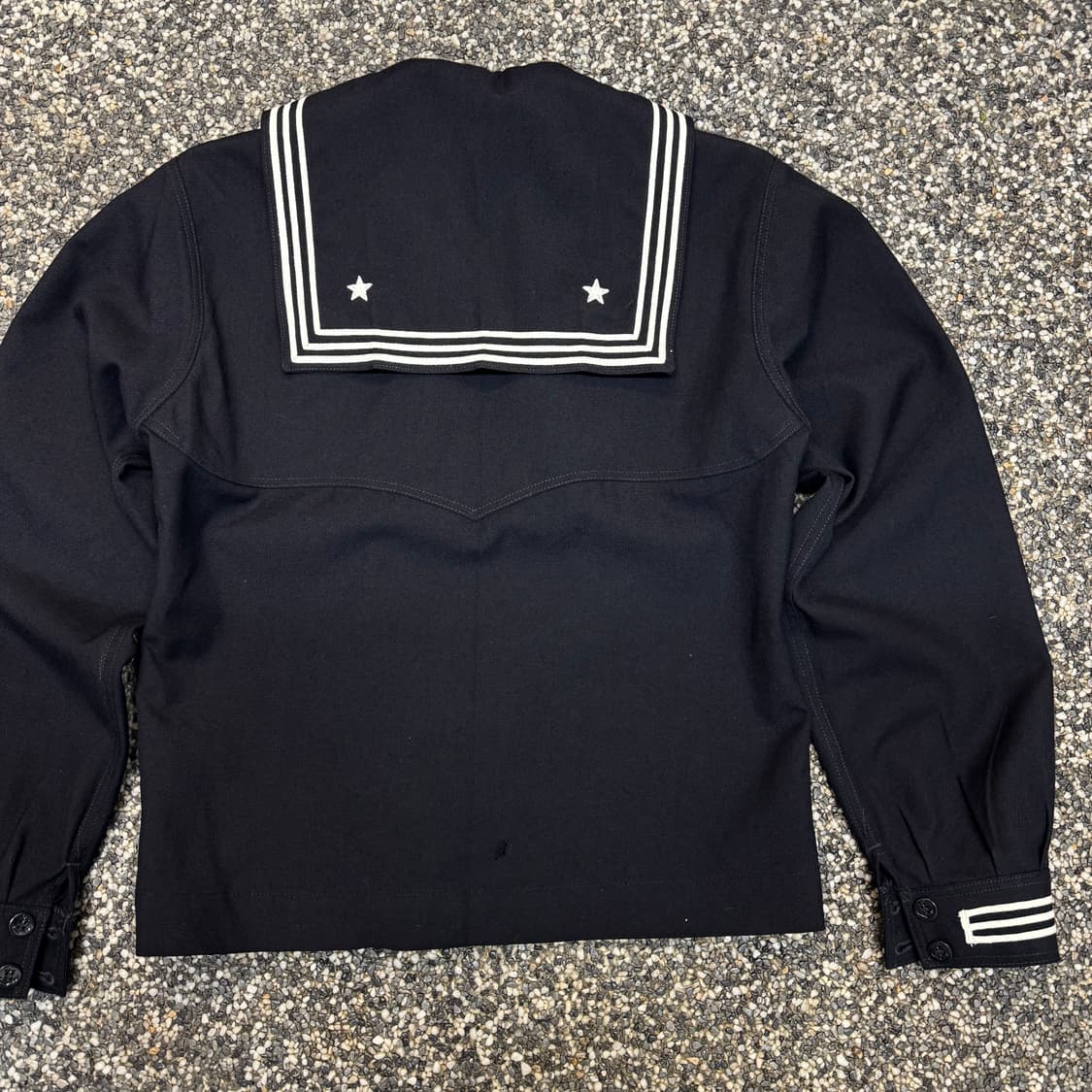 80s US Navy 미 해군 울 세일러 셔츠 (S)   상품이미지6