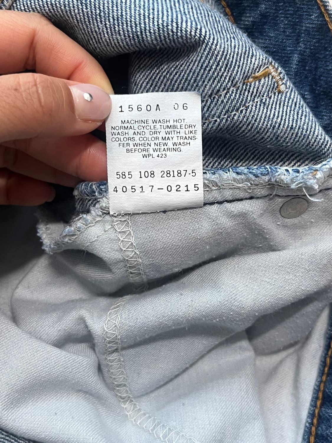 90s Levi's 리바이스 517 34x36 오렌지탭 상품이미지6