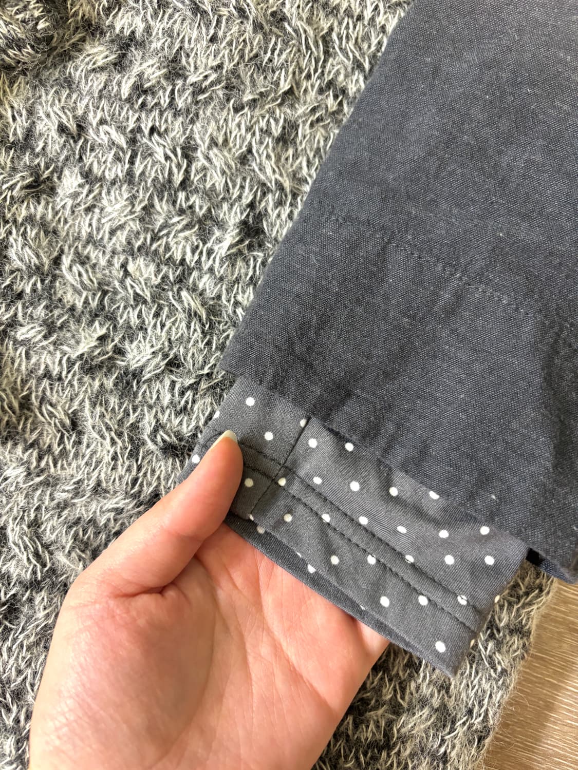 난로불 앞에서 차 마실 거 같은 귀여운 쿠모리 코디🍵 상품이미지3