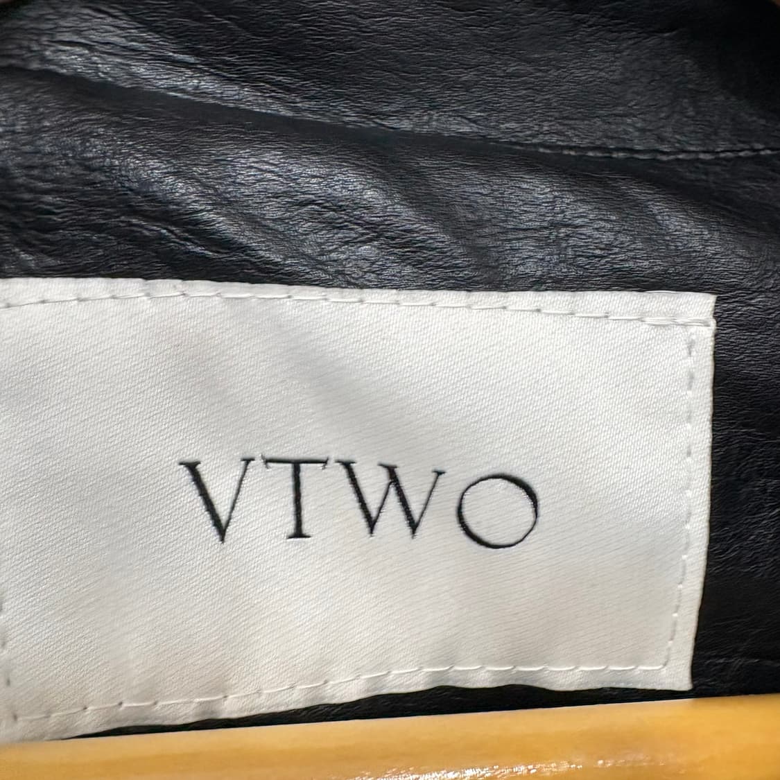 브이투 8108 빈티지 비건레더 점퍼 상품이미지3