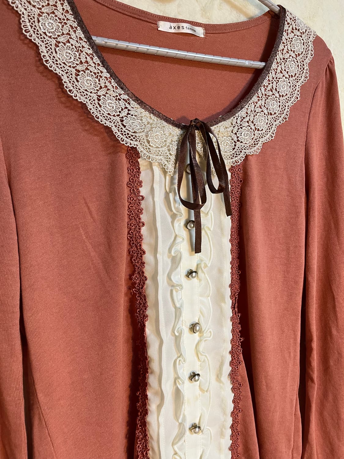 엑시즈팜 긴팔 블라우스 티셔츠 상품이미지2