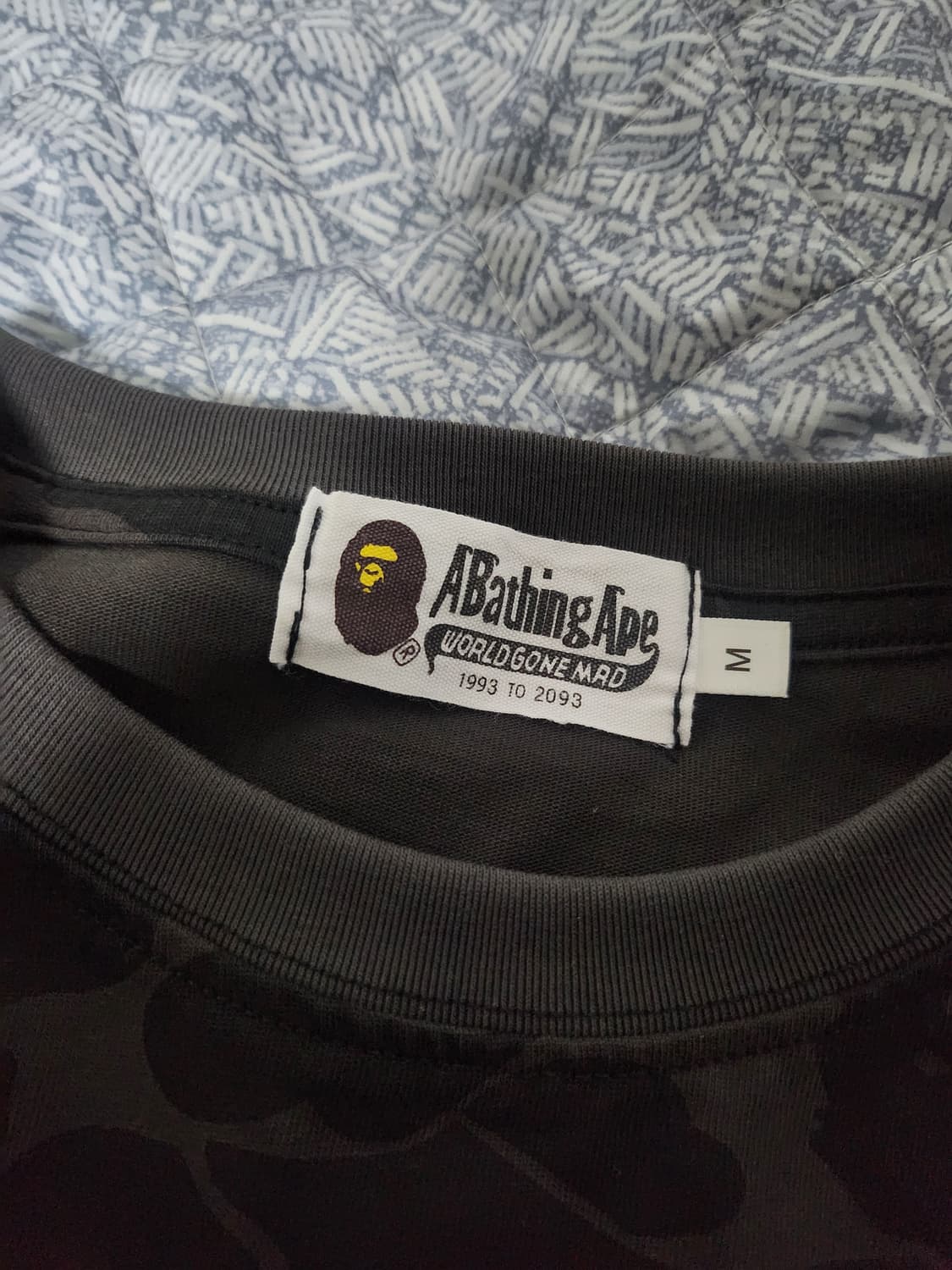 베이프x인터 마이애미 카모 티셔츠 상품이미지5