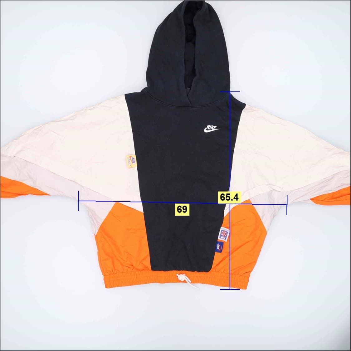 M 나이키 우븐 배색 후드티 0317H1 상품이미지6