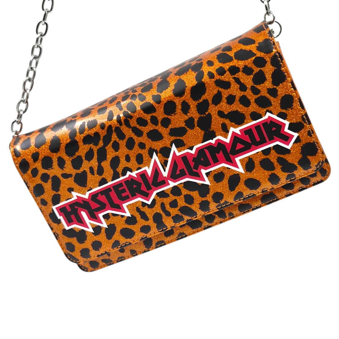 히스테릭글래머 레오파드 에나멜 크로스 숄더백 상품이미지1