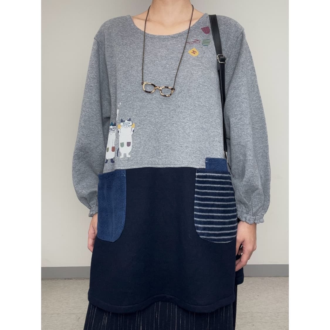 빈티지 기모 원피스 상품이미지1