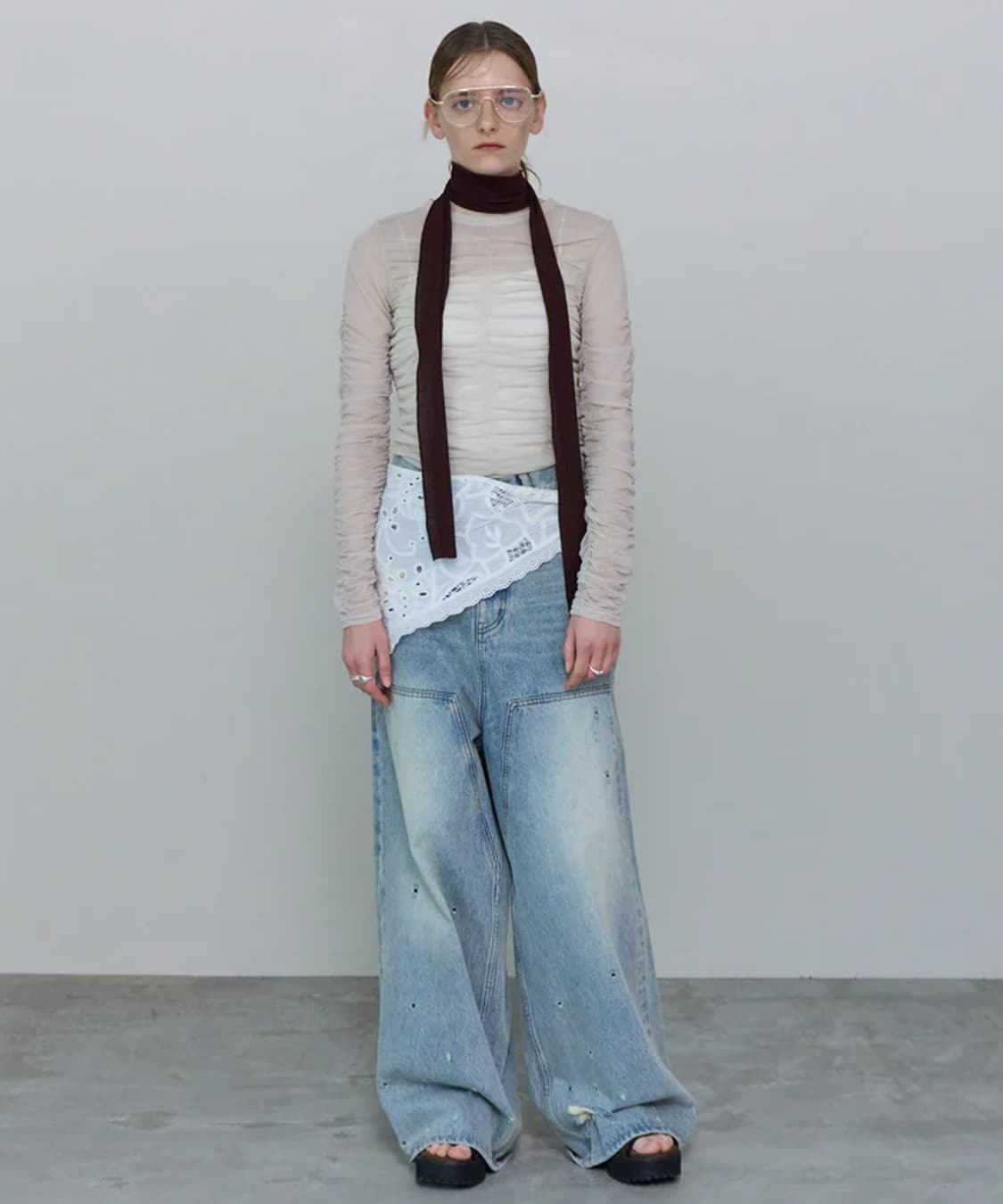 MAISON SPECIAL denim wide pants 상품이미지2