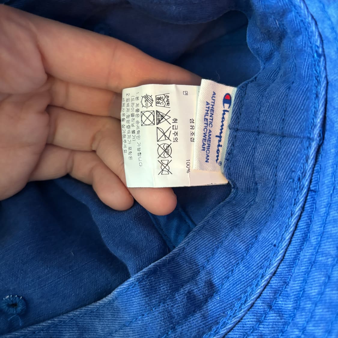 챔피온 버킷햇 파란색(XXX) 상품이미지2