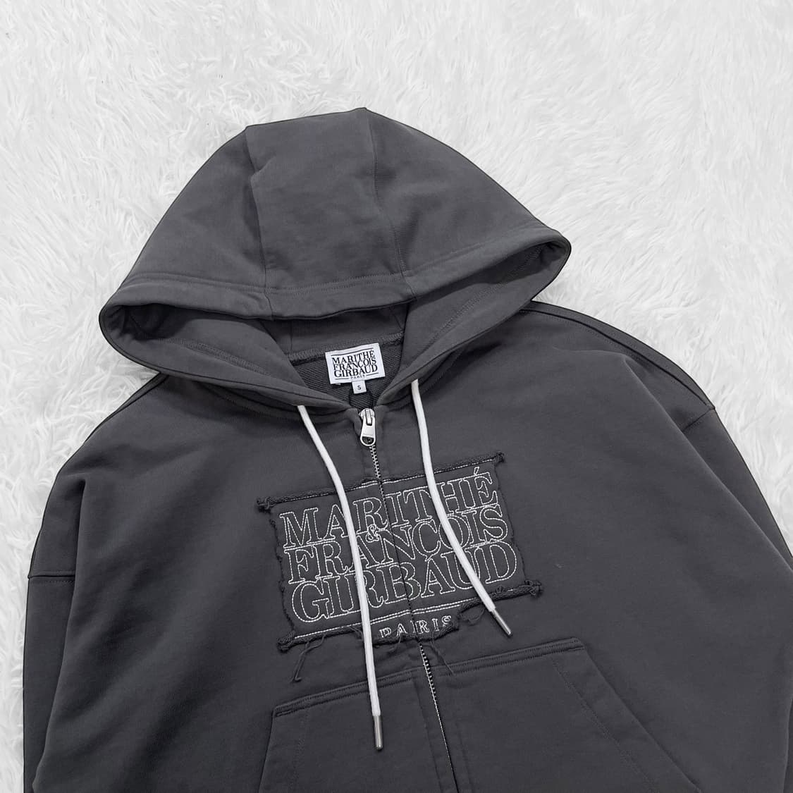 마리떼프랑소와저버 클래식 로고 크롭 후드집업 상품이미지3