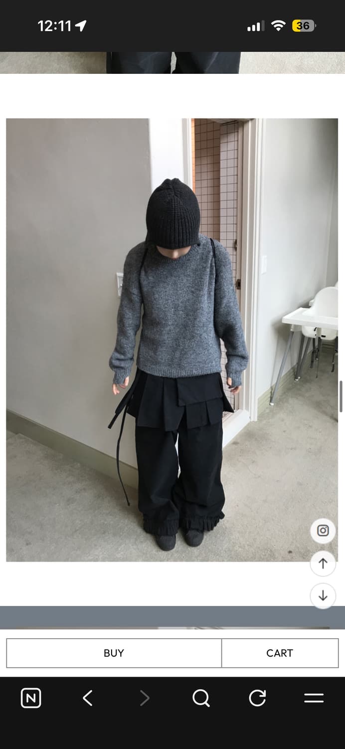 HEMN 스커트 팬츠 상품이미지5