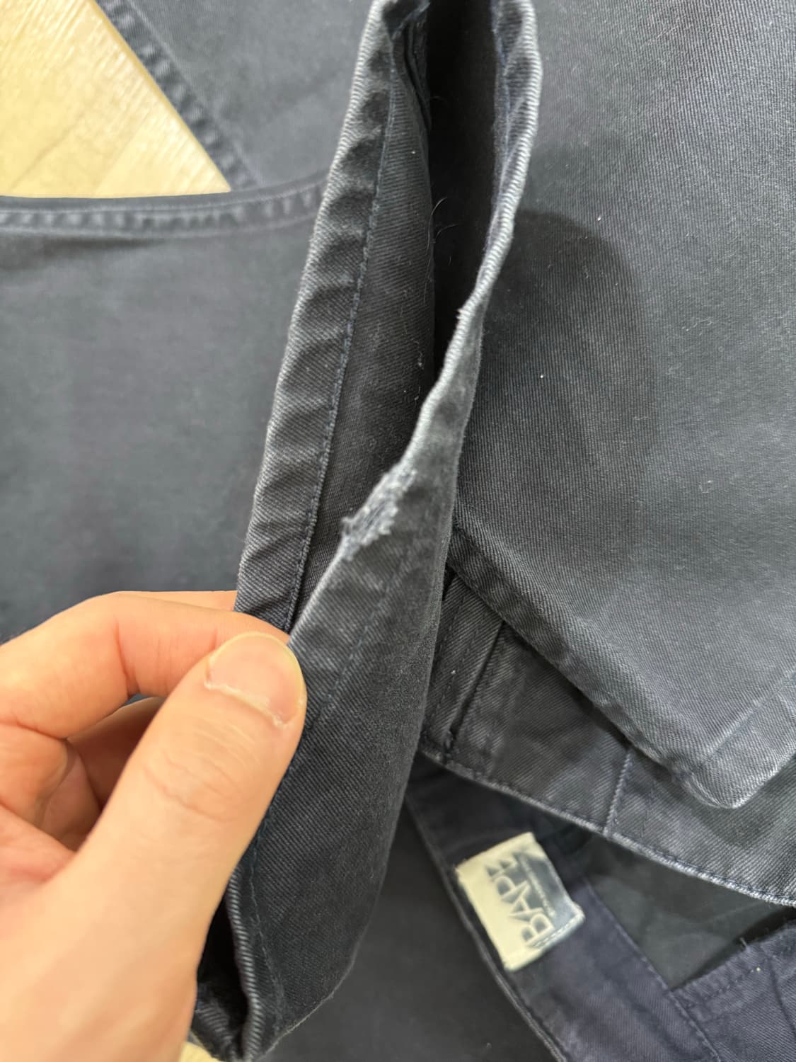 2000년도 베이프 어센틱 마일로 SAD FACE 팬츠 블랙 상품이미지9