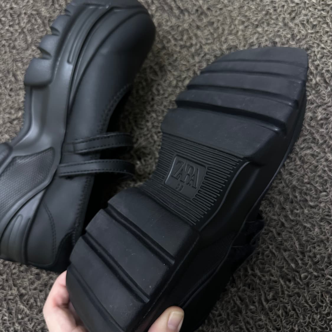 ZARA 자라 메리제인 여성 슈즈 신발 블랙 245 상품이미지5