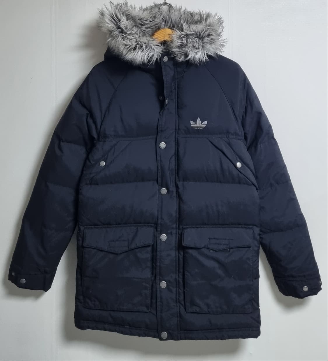 M (95) 아디다스 오리지널 블랙 오리털 덕다운 패딩 상품이미지1