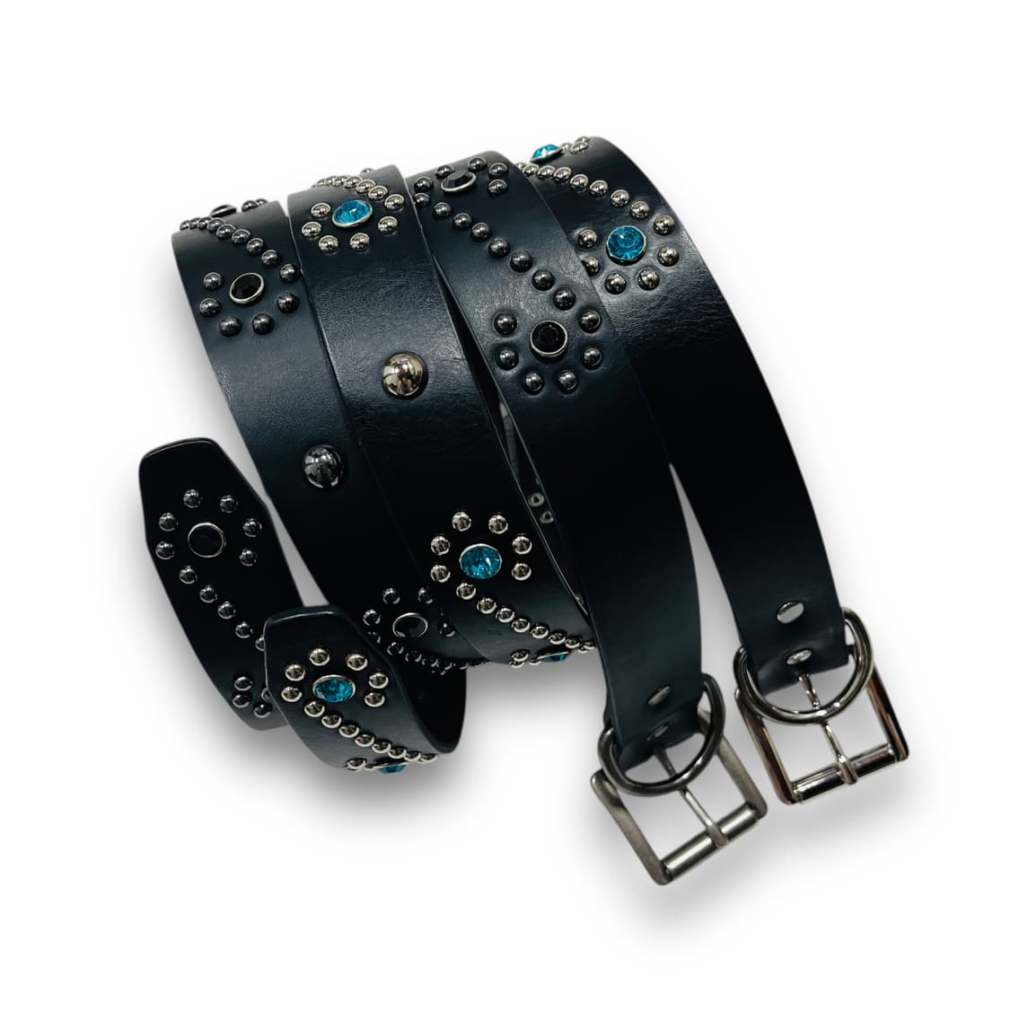 감마갤러리 웨스턴 쥬얼리 블루 비즈 스터드 벨트 상품이미지8