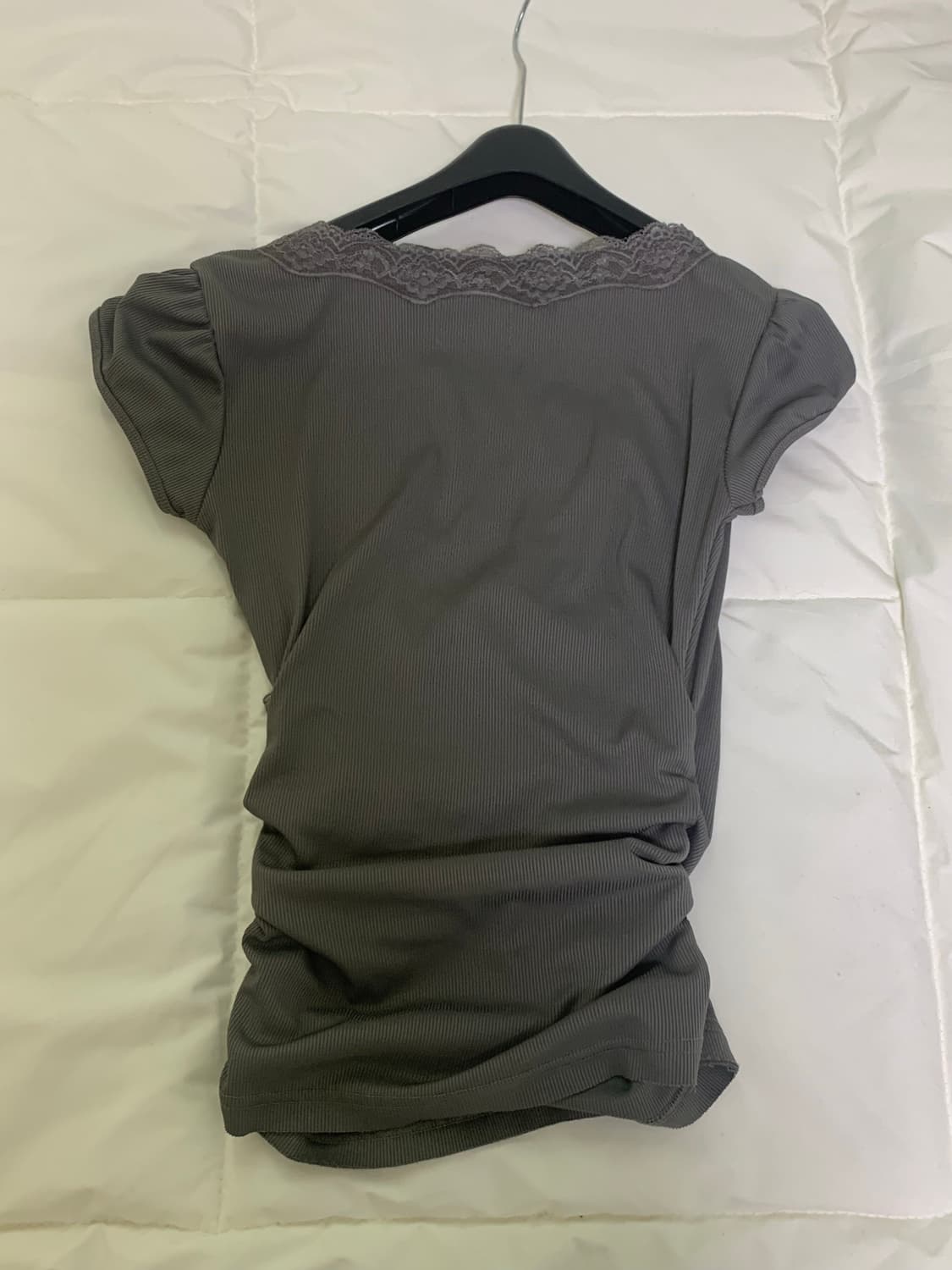 스컬프터 레이스 트림 랩 티 차콜 L 상품이미지3