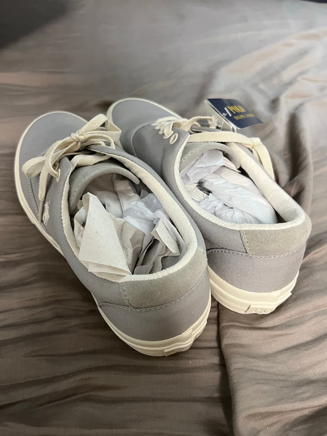 폴로 랄프로렌 키튼 스니커즈 그레이 270 새제품 상품이미지4