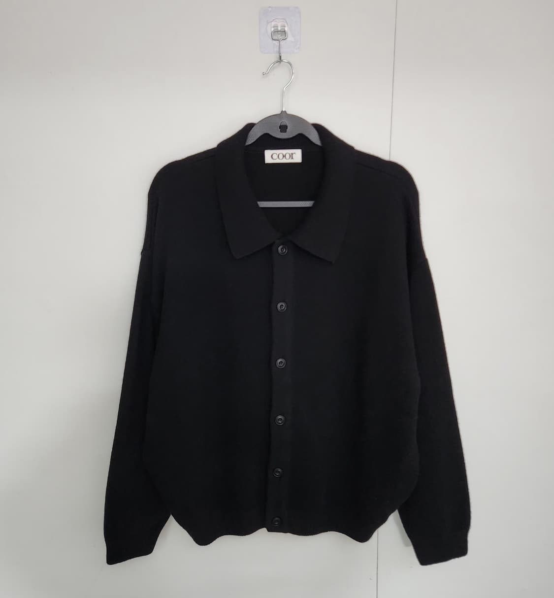 쿠어 105 카라가디건 니트가디건 캐시미어가디건 상품이미지1