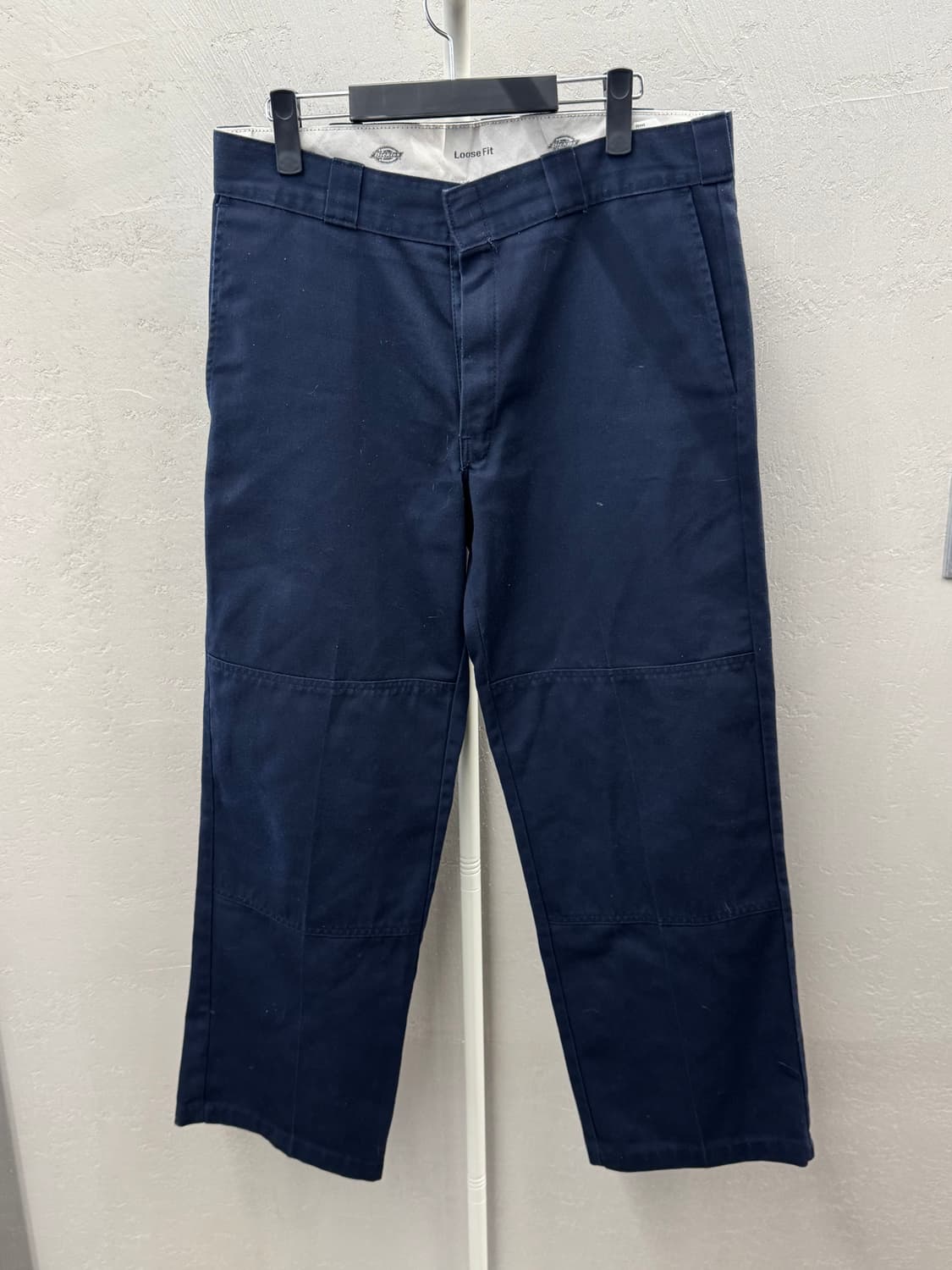 디키즈 더블니 루즈핏 워크 팬츠 네이비 34x30 상품이미지2