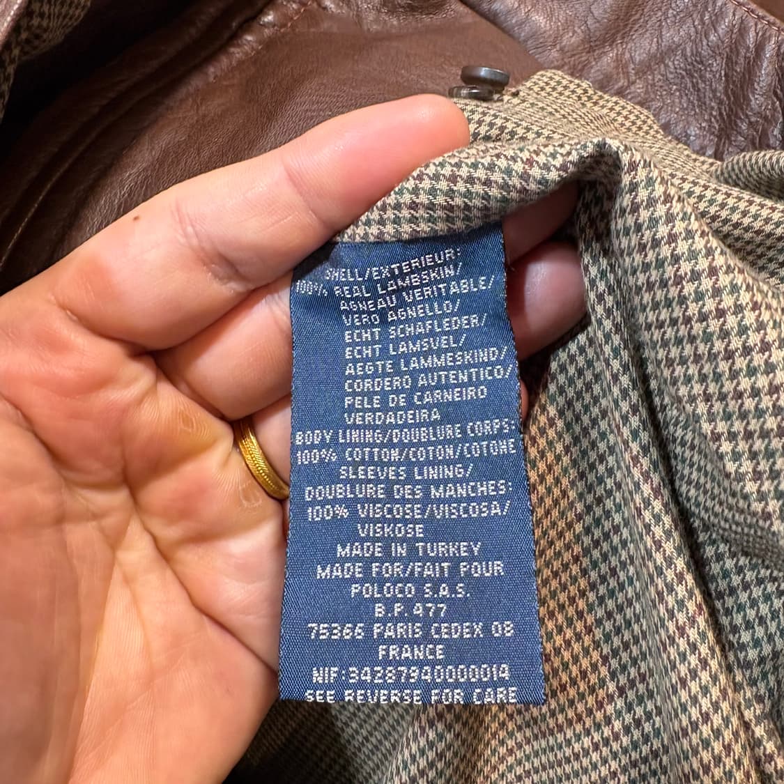 [XL] POLO 폴로 랄프로렌 램스킨 맥스웰 자켓 상품이미지7