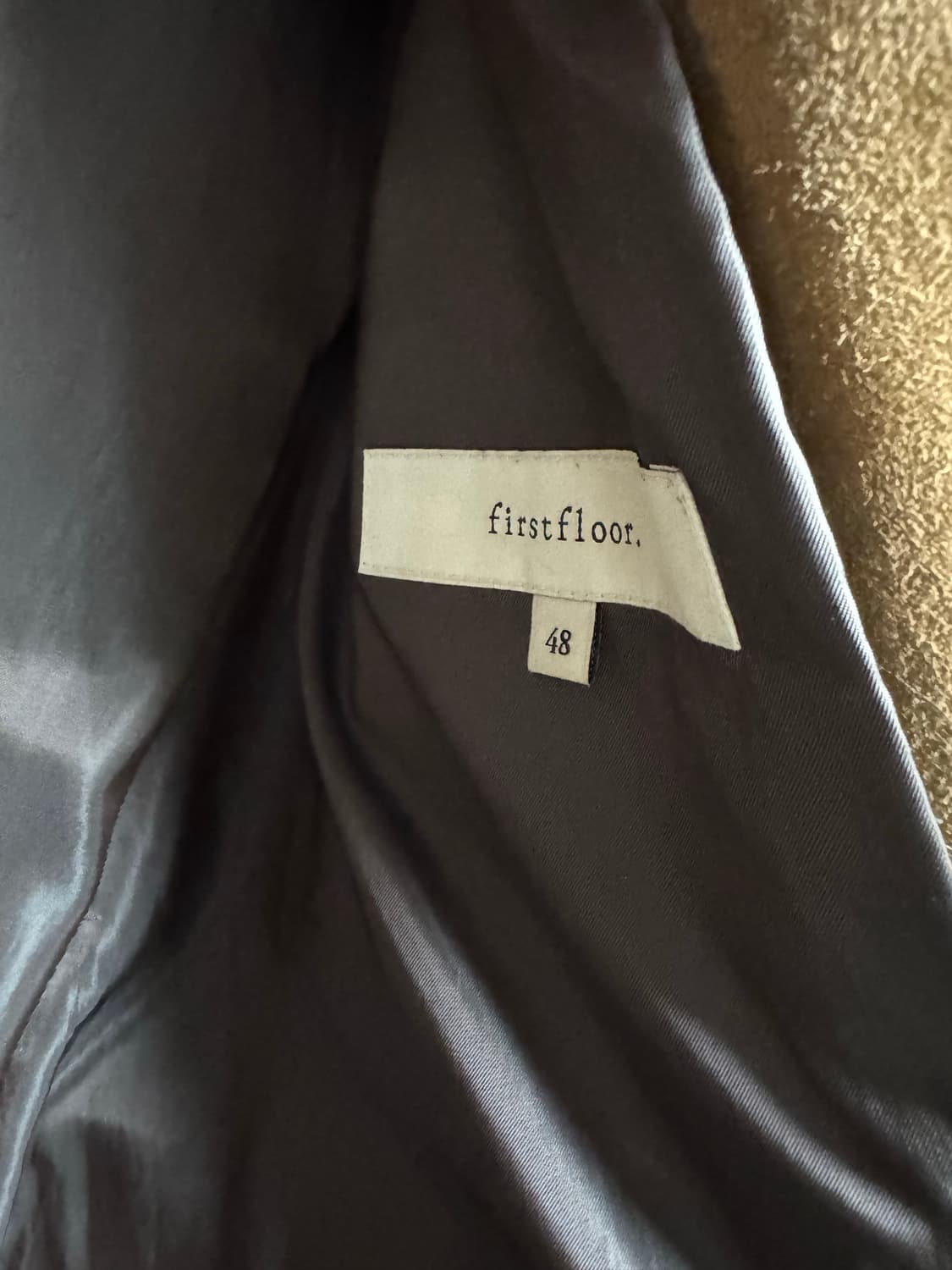 퍼스트플로어 스웨이드 초어 자켓 카멜브라운 48 상품이미지3