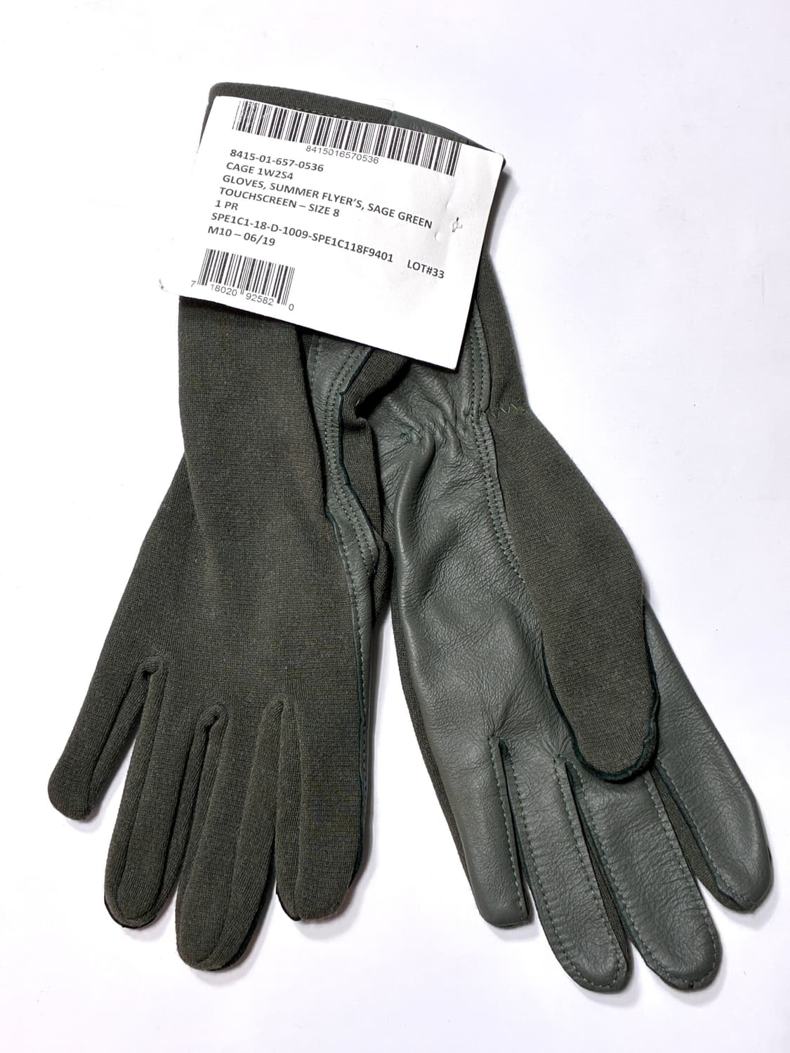 미군 조종사 지급 사계용 장갑  상품이미지1