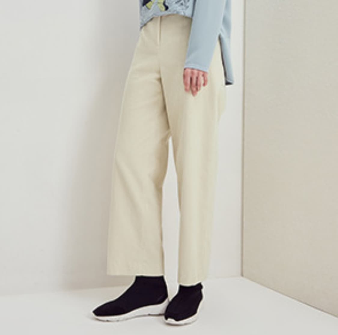 한섬 레트바이티 코듀로이 밴딩 팬츠 상품이미지2