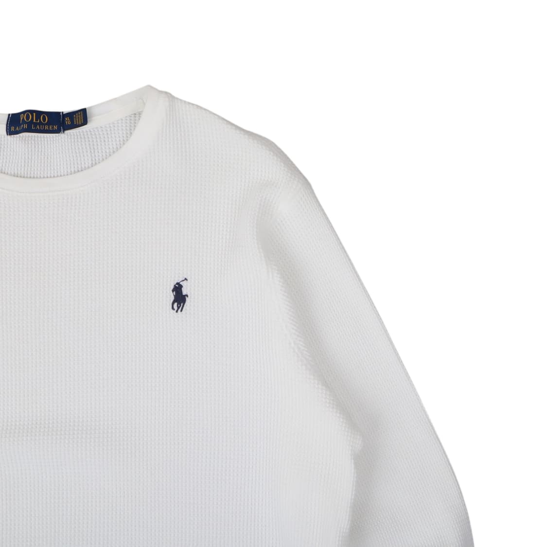 폴로 랄프로렌 화이트 와플 롱슬리브 티셔츠 상품이미지3
